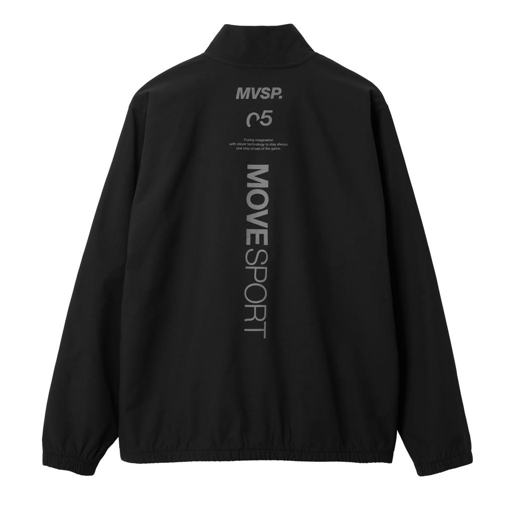 Move Sports Cross Descente Stretch Woven Stand Soft To the Comfortable for and BK00 Double-Weave Jacket, Touch, Training, Running, Walking, Men's,