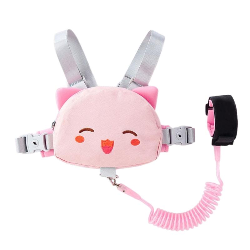 Opaska zapobiegająca zgubieniu dziecka Dziecięca opaska zapobiegająca zgubieniu Kreskówkowy plecak Dziecięca uprząż do chodzenia Pasek pomocniczy Pasek zabezpieczający dla chłopca dziewczynki