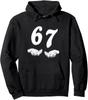 Funny Six Seven Meme Gen Alpha Slang Unisex Hooded Sweatshirt