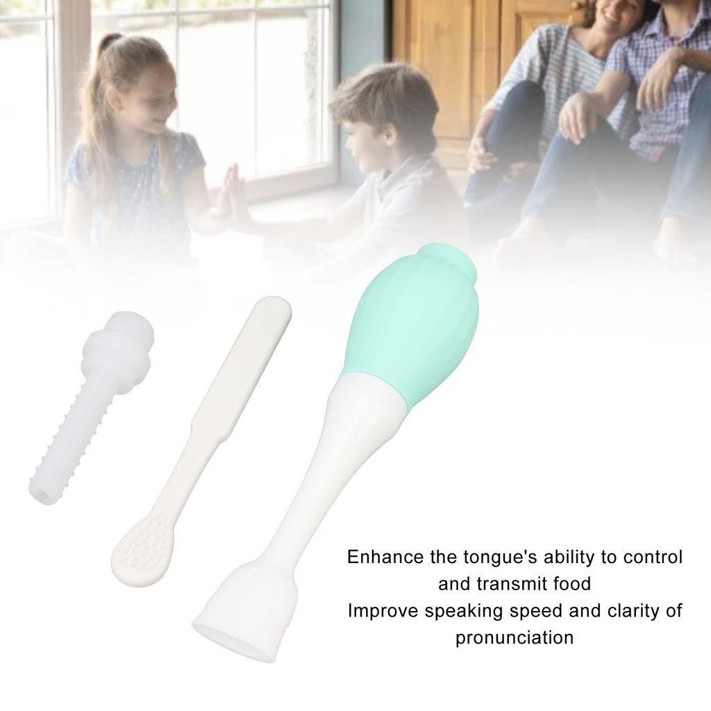 Entraîneur de muscle de la langue en silicone améliore la clarté de la parole portable oral lèvres entraîneur de récupération musculaire pour enfants