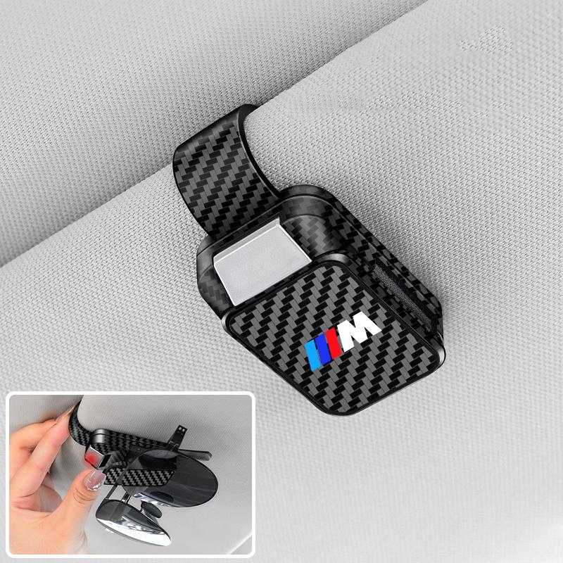 Car Eyeglass Glasses Organize Storage Sunglasses Clip Holder For BMW M X1 X3 X5 E30 E90 M3 F30 F20 F10 E46 E60 Auto Accessories nlvc53