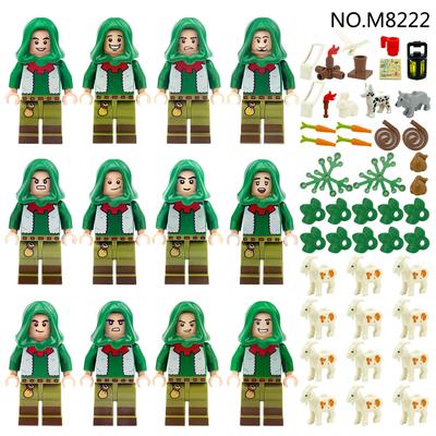 MOC Shepherd Minifigure Elf Minifigure Building Block Toys