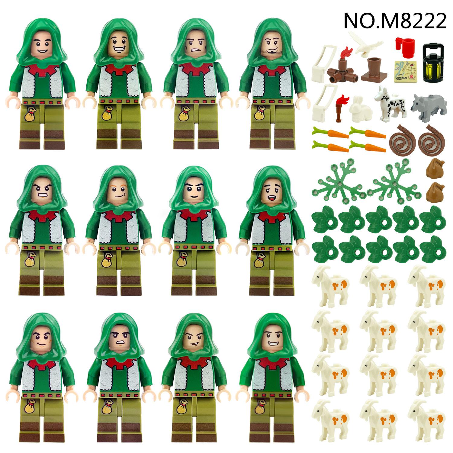 MOC Пастух Минифигурка Эльф Минифигурка Конструктор Игрушки