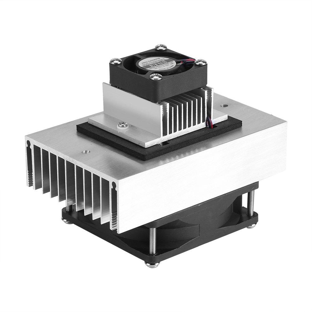 Sistema di Refrigerazione Termoelettrico a Semiconduttore Peltier DC12V 6A Dispositivo di Raffreddamento a Semiconduttore Frigorifero Modulo di Conduzione Unità di Raffreddamento a Ventola