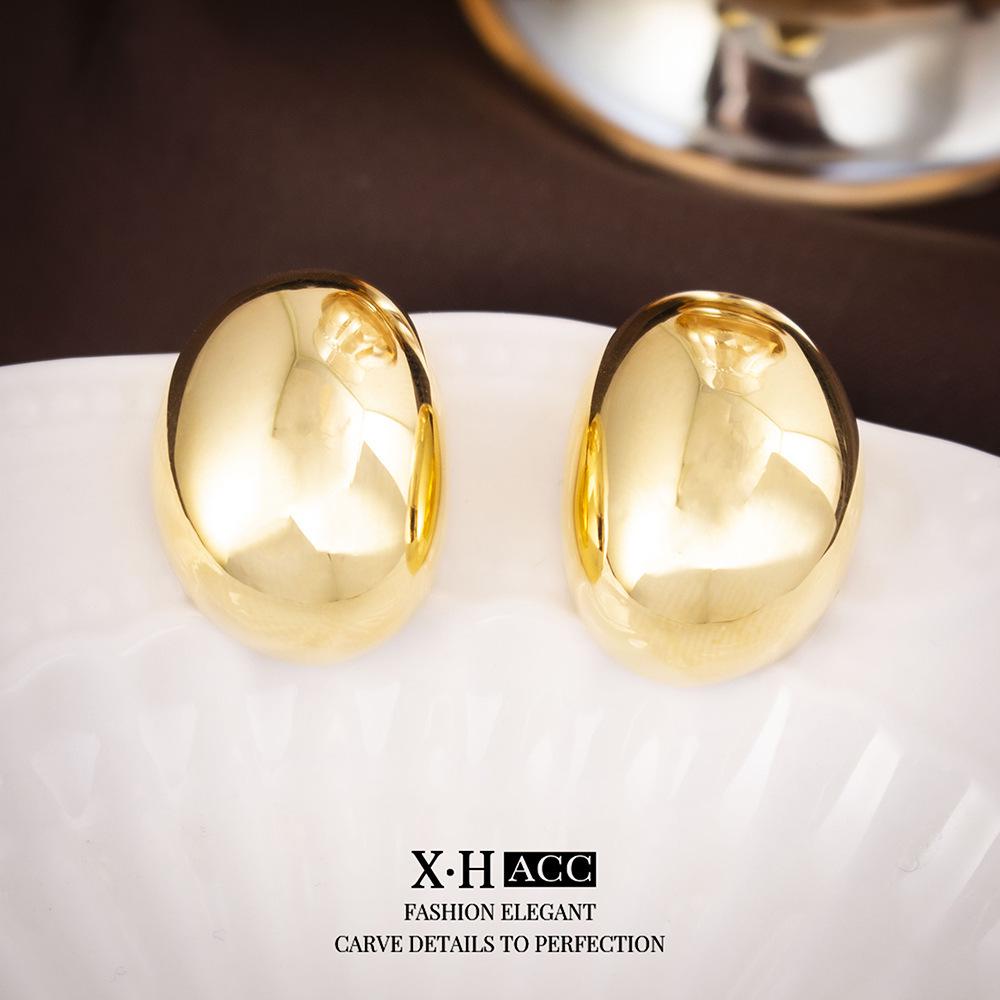 Винтажные французские квадратные серьги со стразами: Роскошный металлический дизайн для женщин