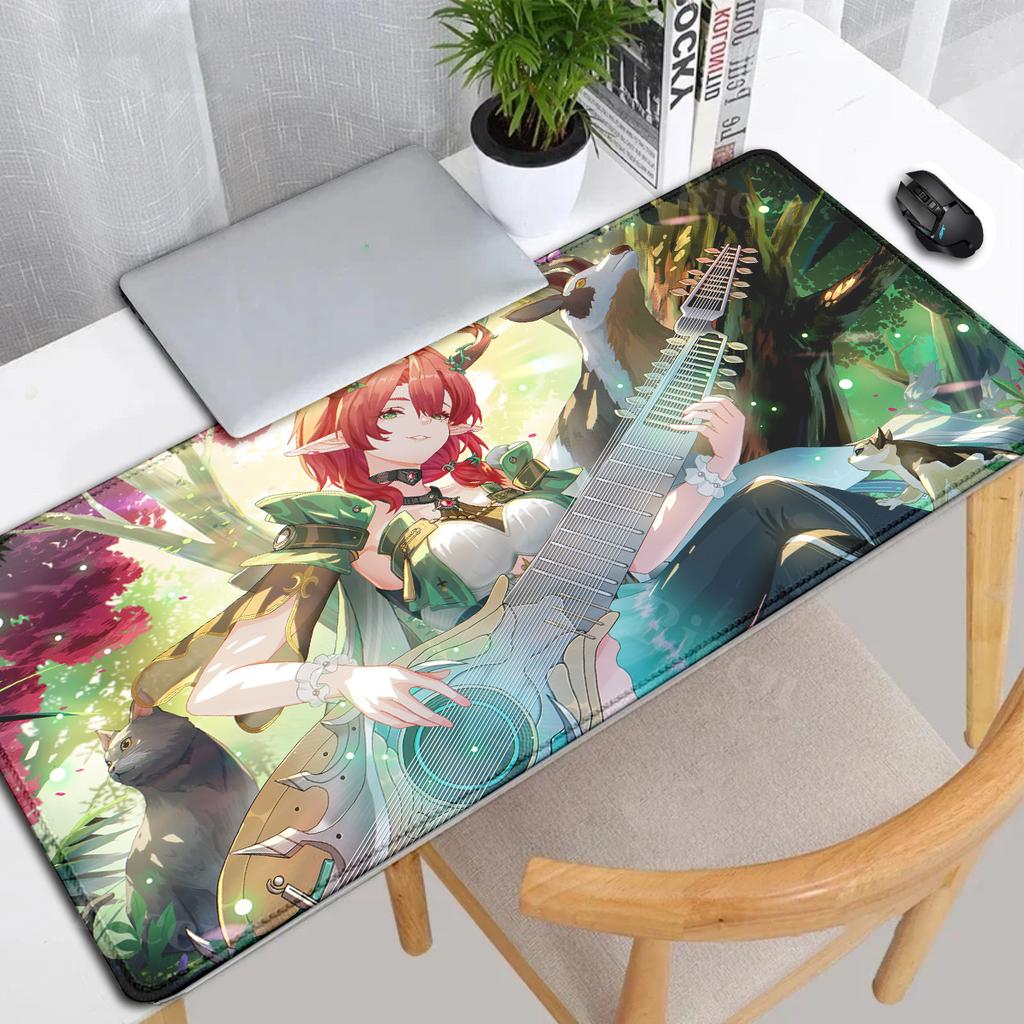 PC Wuthering Waves CIACCONA Mouse Pad PC Parts XXL E-Sports Rug Keyboard Mouse stitch Mouse pad Desk Mats Gaming Accessories