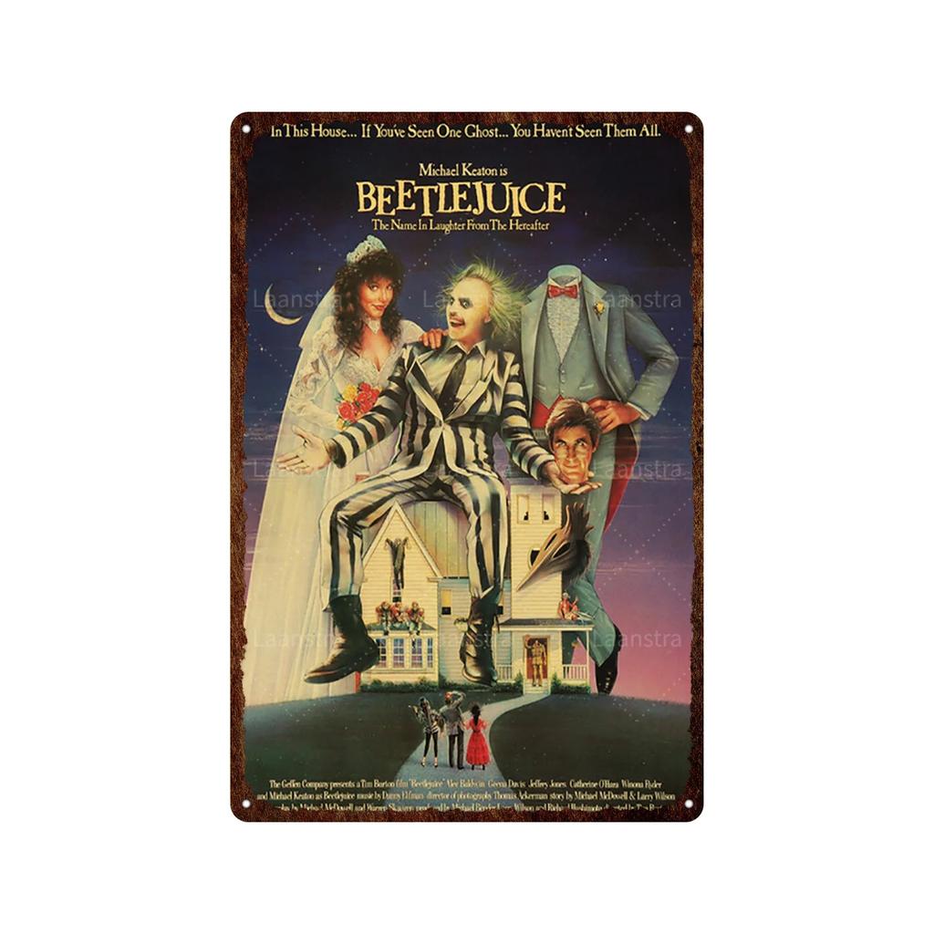 Various Classic Movie Posters Retro Metal Plaque Tin Sign Posters Living Room And Bar Interior Decoration Poster Painting