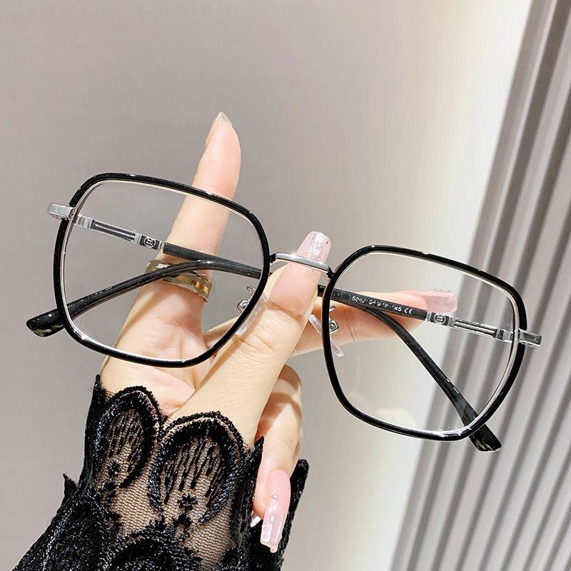 Myopia Mirror New Anti-blue Light Color Change Large Frame Ultra-light Frame Without Makeup To Make Your Face Look Thin 75022