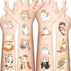 10Pcs/Set  Cartoon Cat Temporary Tattoo Stickers Cute Cat Children Waterproof Tattoo For Kids Funny Birthday Gift