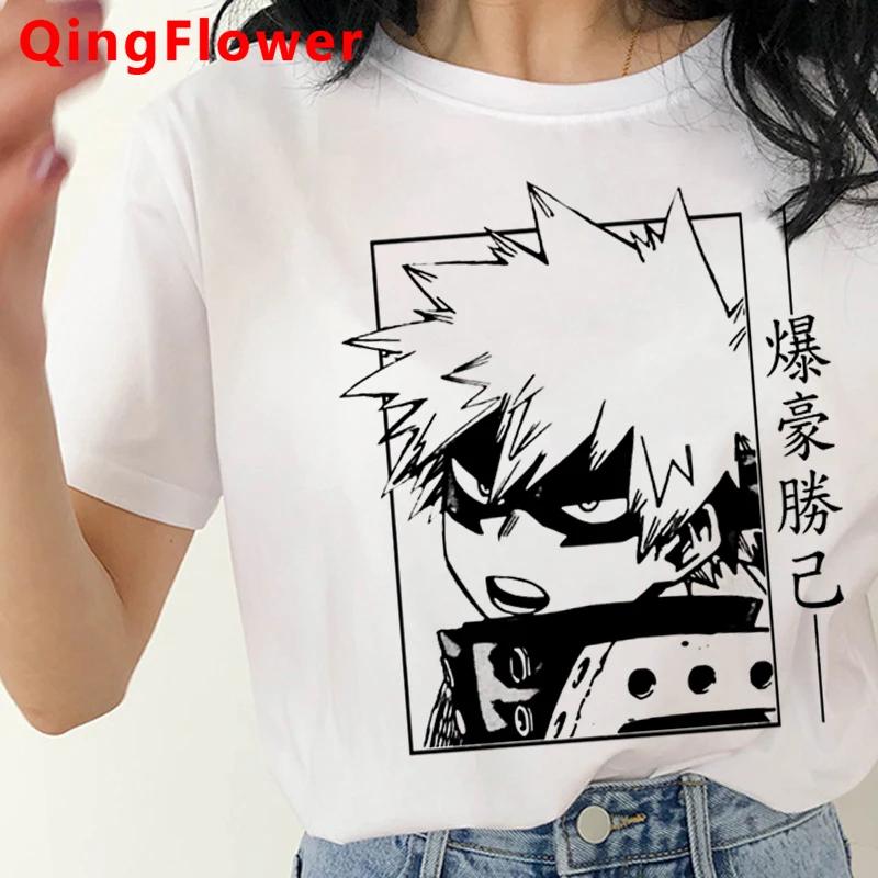 

My Hero Academia Bakugou Boku No Hero Academia t-shirt Unisex white t shirt 2021 graphic tees Unisex tshirt kawaii L