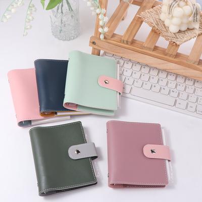 Fashion Mini Loose Leaf Notebook Blank Page 45Sheets Portable Notebook Schedule Planner DIY Binder Notebook Study