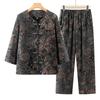 Elegant Floral Print Two-Piece Outfit for Women