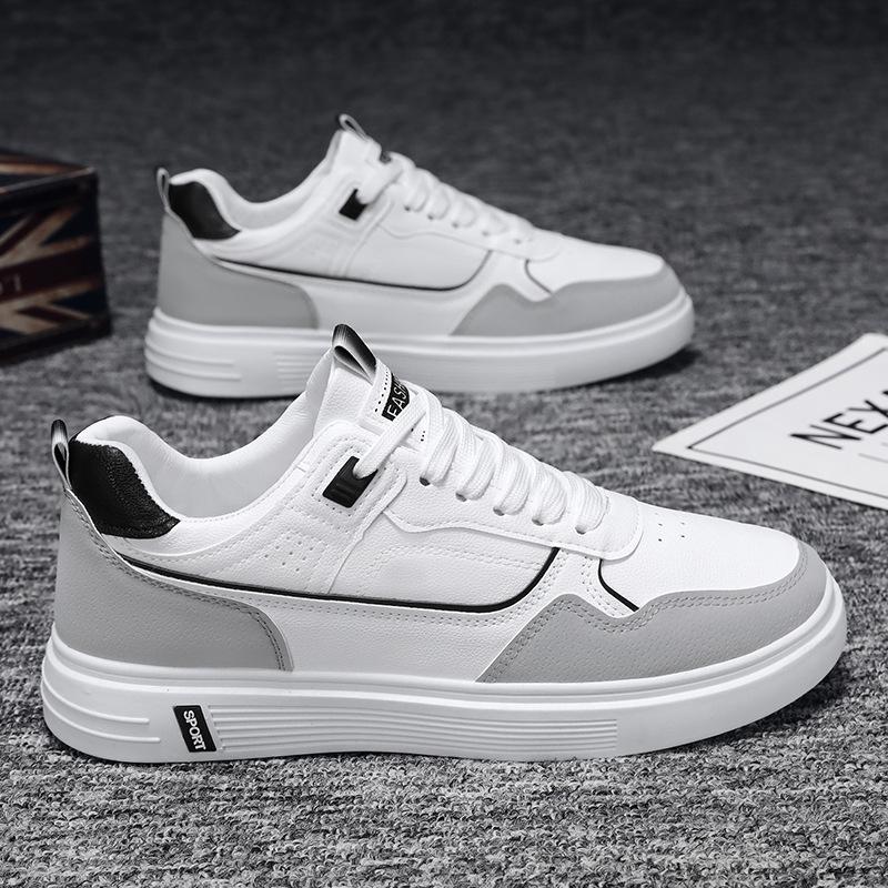 Men's Shoes New Autumn White Shoes Trendy Versatile Board Shoes Youth Leisure Sports Trendy Shoes Men