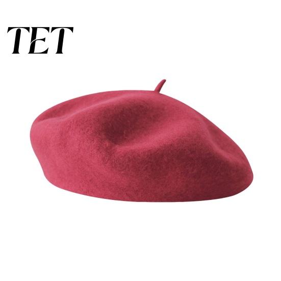 Herbstmode Accessoires Damen Französische Baskenmütze, Wollmischung Künstler Retro Warmes Geschenk für Sie Malerhut, Einfarbige Gemütliche Winter Weiche Textur Mütze