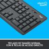 Keyboard and Wireless Mouse Logitech MK295 Grey Spanish Qwerty