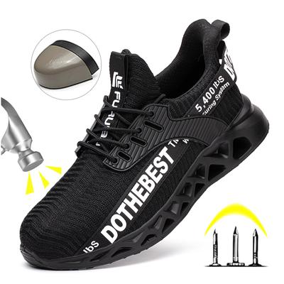 Obuwie ochronne antyprzebiciowe ze stalowymi noskami Obuwie robocze Mężczyźni Kobiety Lekkie ochronne buty robocze Oddychające sportowe buty ochronne Unise