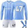 2324 Manchester City Long Sleeved Home 1