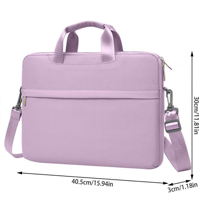 16 inch Laptop Computer PC Shoulder Bag Carrying Case,Water-Repellent Fabric Briefcase,Lightweight Toploader,Business Casual or School