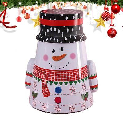 Christmas Candy Jar Airtight Santa Snowman Christmas Decorations Snack Candy Jars For Stocking Stuffers Party Favors Greeting