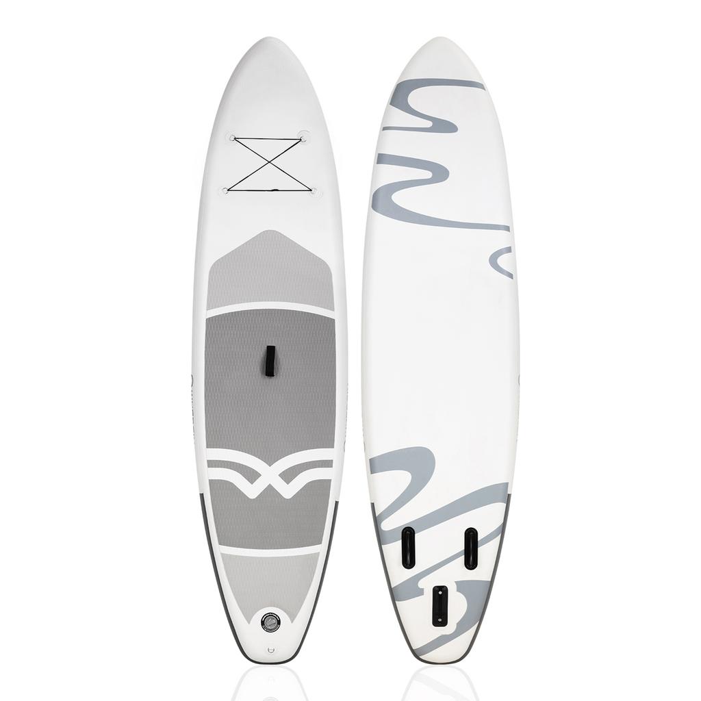 Inflatable Paddle Board 10.5 Foot Length PVC Stable Inflatable Stand Up Paddle Board for Youth and Adult