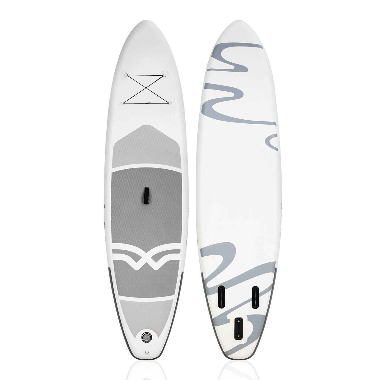 Inflatable Paddle Board 10.5 Foot Length PVC Stable Inflatable Stand Up Paddle Board for Youth and Adult