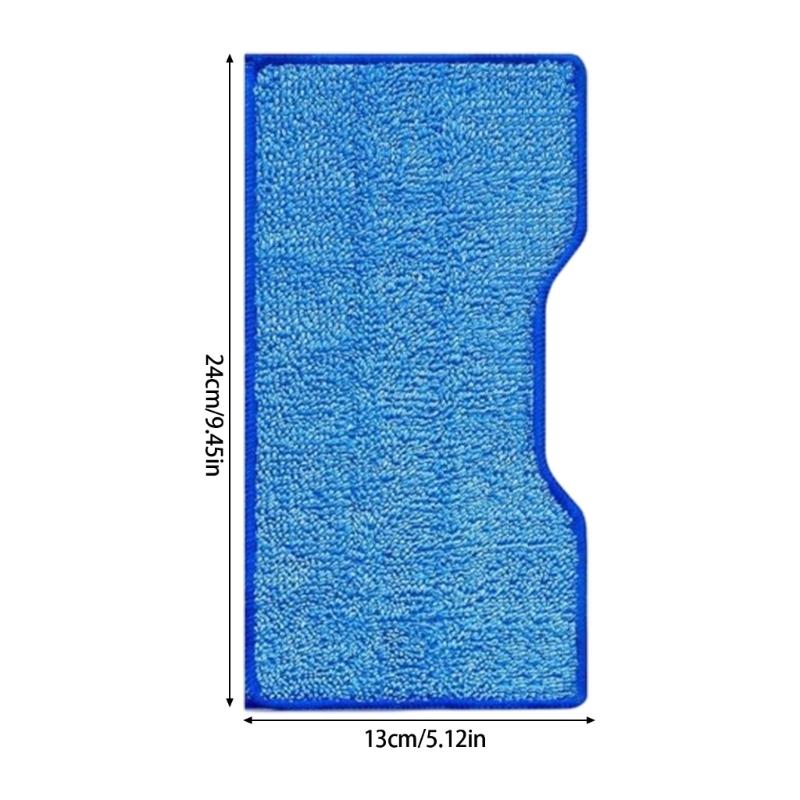 6 Pieces Reusable Dust Mop Pad Set Multiple Brand Compatible Durable Polyester Cotton Blend