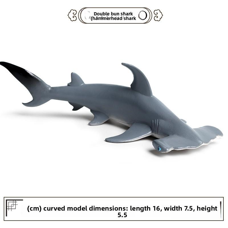 Crab Turtle Squid Salamander Hairtail Salmon Shark Marine Life Model Ornament