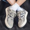 Fashion New Gray Men Vulcanize Shoes Casual Platform Sneakers Vintage Sports Korean Designer Flats Tennis Student Thick Sole Comfortable