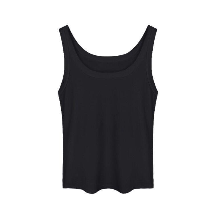 Dámská pletená vesta s žebrováním ve větších velikostech - Bezrukávové tílko na jaro, léto a podzim