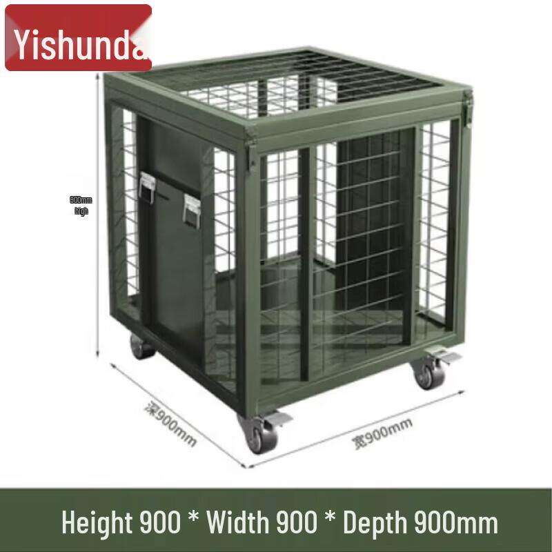 Easyreach Movable Storage Mesh Cage with Pallet & Wheels
