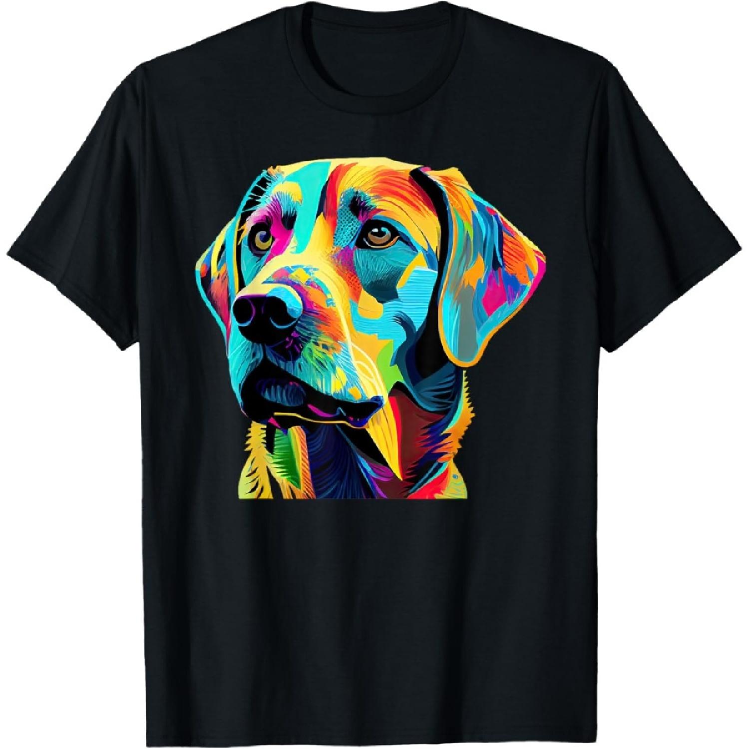Labrador Retriever Lovers Pop Art Labrador Retriever T-Shirt S чёрный