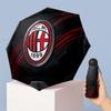 AC Milan Pattern Printed Mini 5 Folds 8 Ribs Compact Umbrella Windproof Waterproof Lightweight Portable Folding