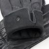 1pair Men's PU Leather Winter Autumn Driving Keep Warm Gloves Fleece Tactical Gloves Black Outdoor Sports Waterproof Mitten