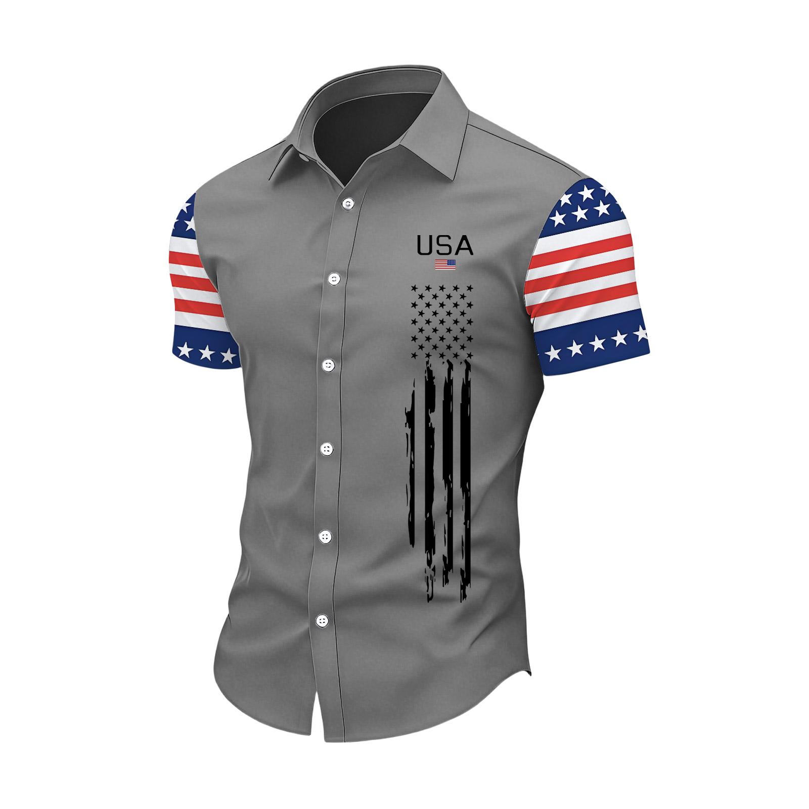 

Men s Casual Button-Down Collar Short-Sleeve Shirt S
