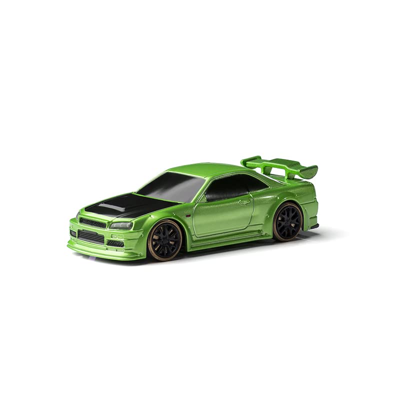 Turbo Racing C64 Drift Turbo Racing Scale Mini RC 30 Minutes of Continuous Technical Standards Proportional Full Toy Car 176 Car, 1/76 Car, Drifting,