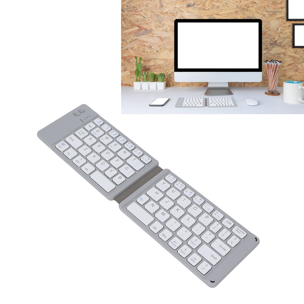 Foldable Keyboard  3.0 Fast Typing Silent 120mAh Battery Compact Size Wide Compatibility   Wireless Keyboard