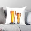 Glasses Of Beer Square Pillowcase Polyester Linen Velvet Pattern Decorative Throw Pillow Case Home Cushion Cover Wholesale 18"