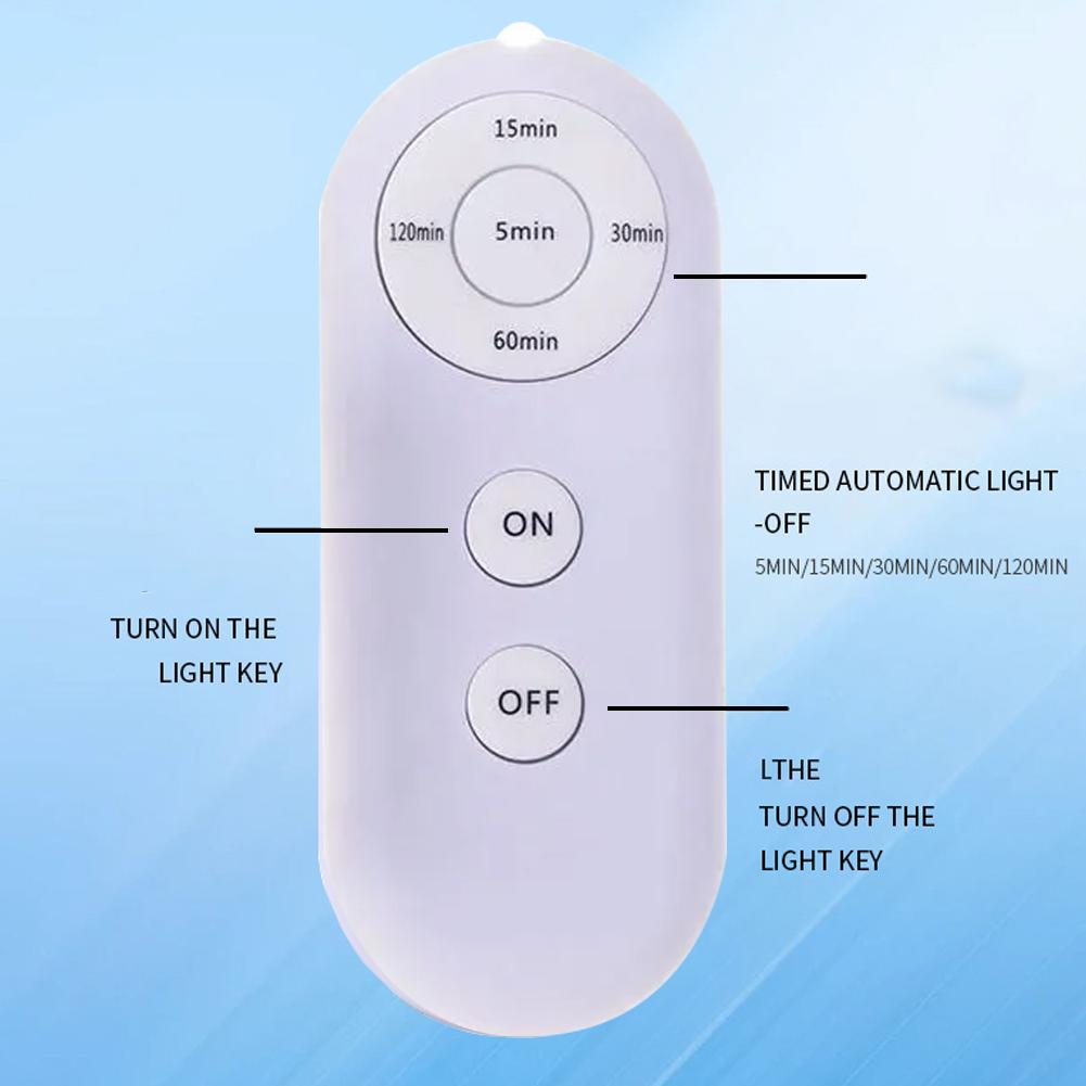 E27 Bulb Lamp Holder Radar Induction Delay Switch Controller Living Room Bedroom Intelligent Remote Control Lamp Head AC110-240V