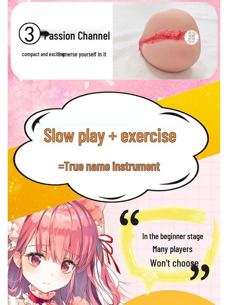 Mimi Balls Male Masturbation Device: Decompression Airplane Cup with Peach Mold