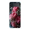 Beautiful Red Rose Flowers Phone Case For Samsung Galaxy Z Flip 3 4 5 Hard Folding Clear PC Bumper For Samsung Z Flip3 Cover