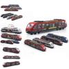 Premium Alloy High-speed Subway Train Model Slide Toy For Kids In Random Colors