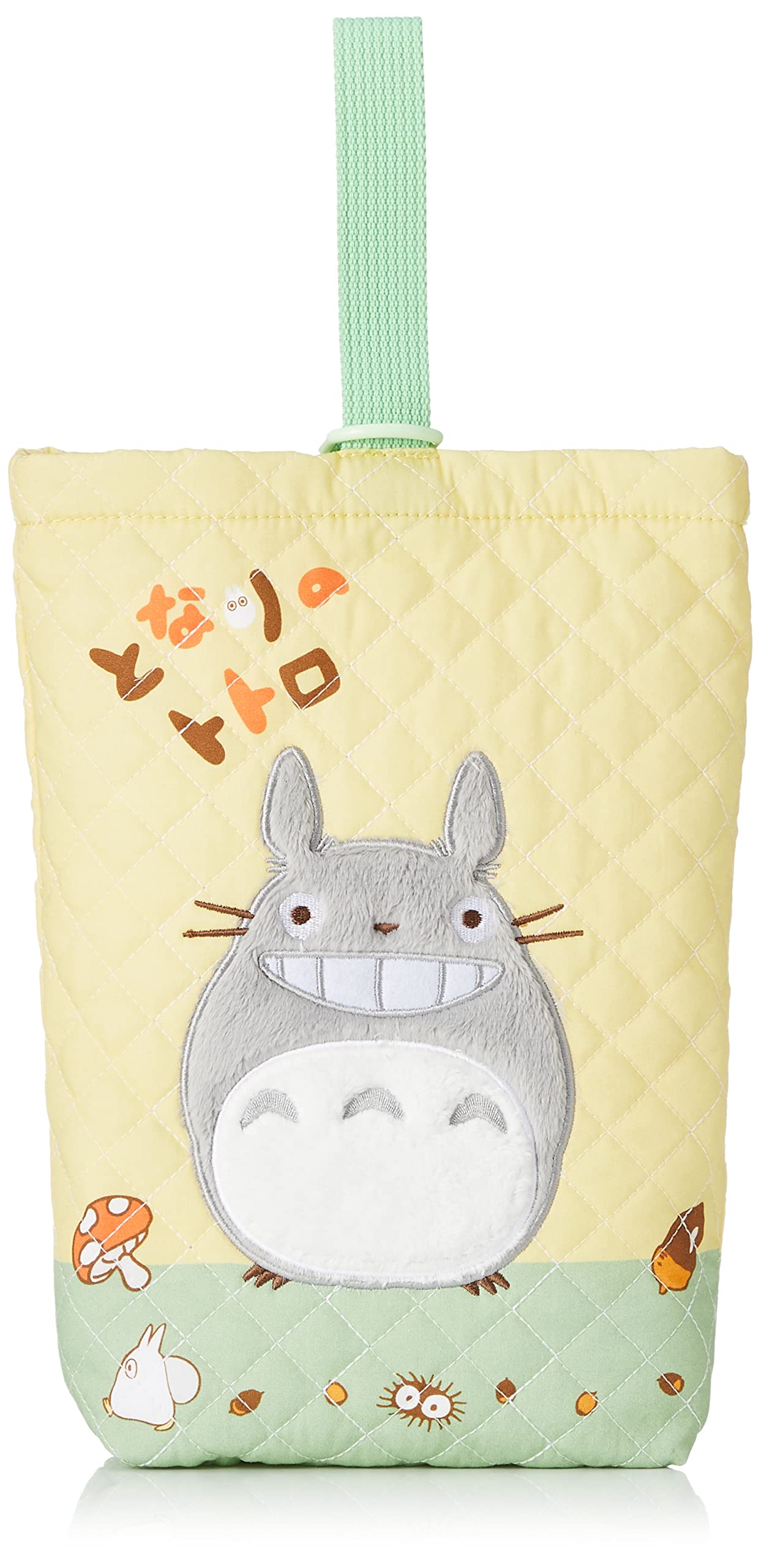 

Marushin Indoor Shoes My Neighbor Totoro Quilted Shoe Smiling Totoro Suitable for Kindergarten and Elementary School Boys and 1025001500 Bag, Bag,