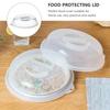 Microwave Oven Cover Food Kitchen Accessory -proof Meal Top Household Pp Protector Transparent Lid Practical