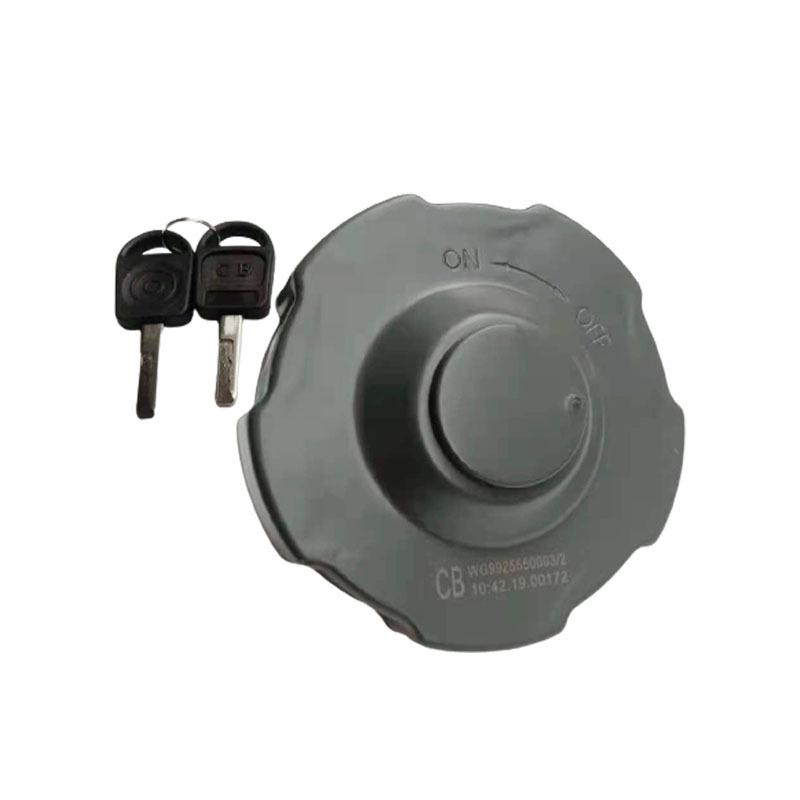 WG9925550003 Fuel Tank Cap With Lock For CNHTC Sinotruk HOWO TH7 SITRAK T5G Two Key Truck Parts