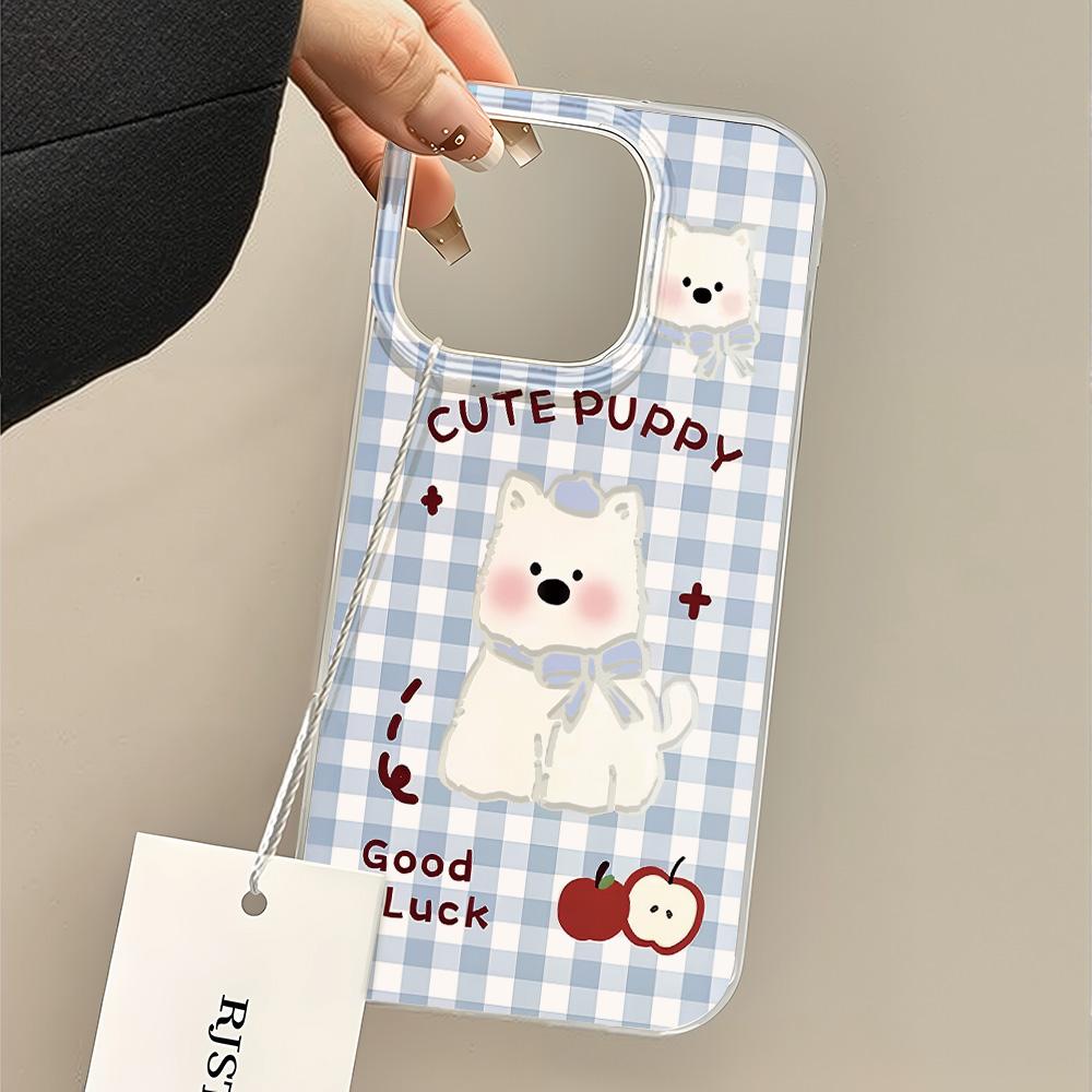 Painted Phone Case for iPhone 12 13 15 16 iPhone 16 12 13 14 15 Pro  14 15 16 Pro Max Coverage Shockproof Anti-Fingerprint Fresh Style Protective Case