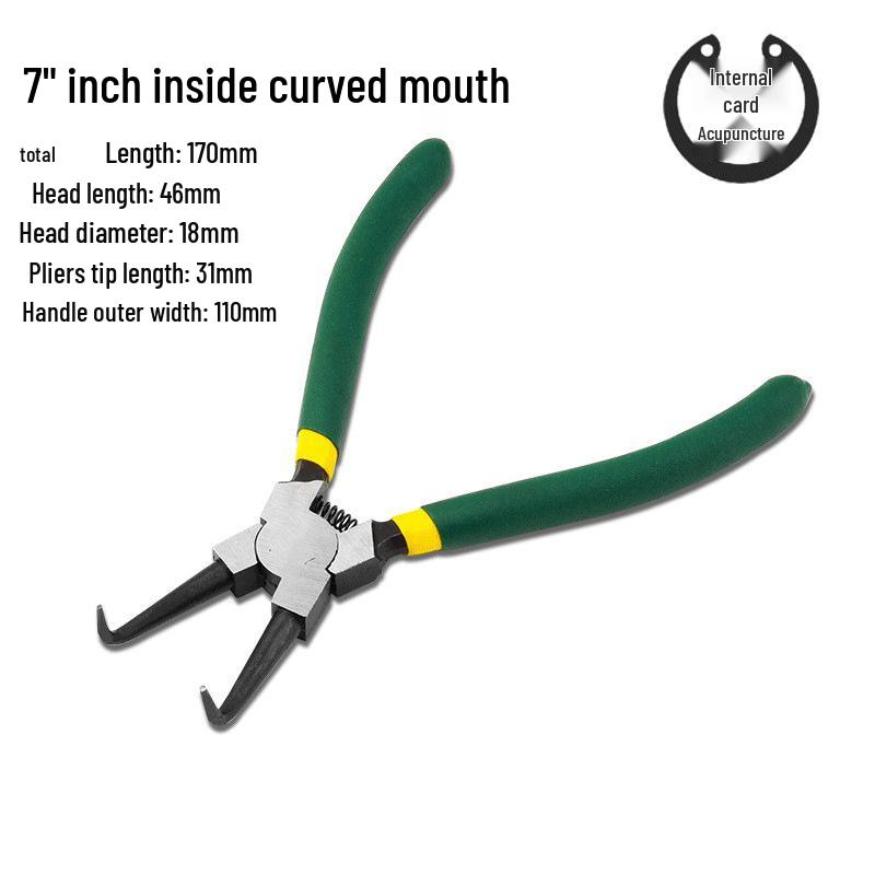 Industrial-Grade Multifunctional Snap Ring Pliers Set for Internal & External Use