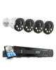 ZOSI PoE Security Camera 4MP and 5MP PoE Security 2TB PoE Dedicated Audio AI Human Nighttime Motion Surveillance Car Easy Remote Smartphone Home Use