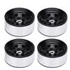 4pcs 1.9'' Aluminium Alloy Wheel Rims Hubs for 1/10 RC Crawler for   SCX10  (White )
