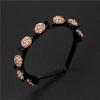 Elegant Hair Bands with Clips Sweet Shiny Hair Hoop Rhinestone Bangs Fixed Headband  Banquet