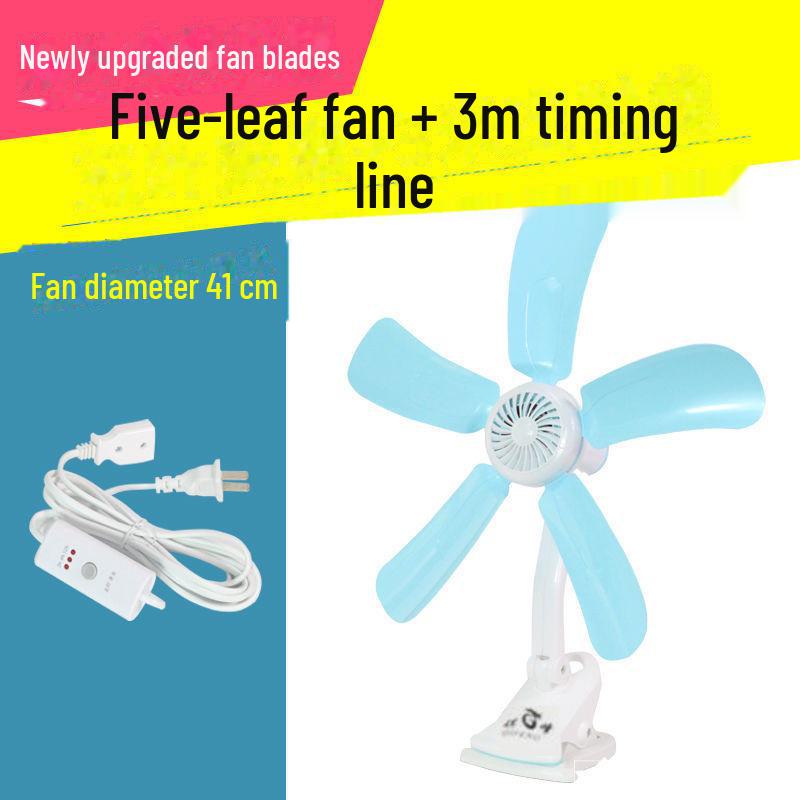 Compact Clip-On Fan for Dorms and Bedrooms - Powerful Wind, Ideal for Beds, Versatile Hanging or Stand Use